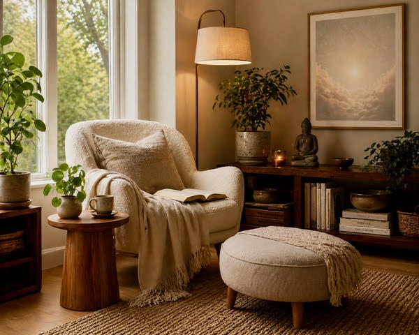 A serene reading nook